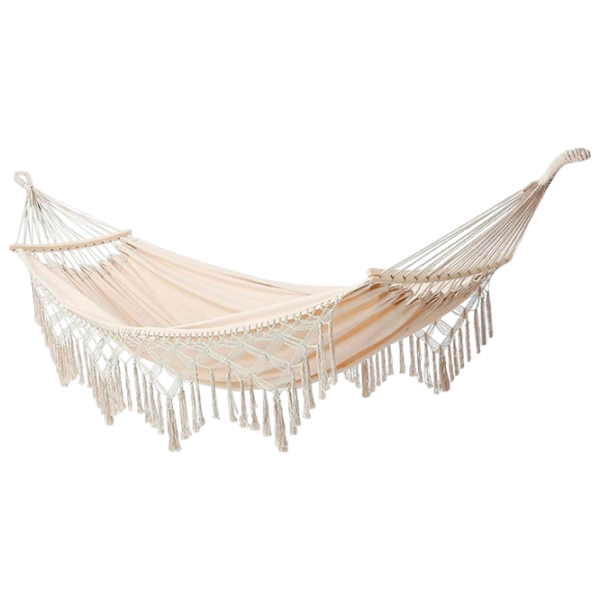Гамак Xenos Macrame Duo 00-00755381 150 кг/ Хлопок/ Бежевый photo 1