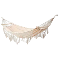 Hamac Xenos Macrame Duo 00-00755381 150 kg/ Bumbac/ Beige
