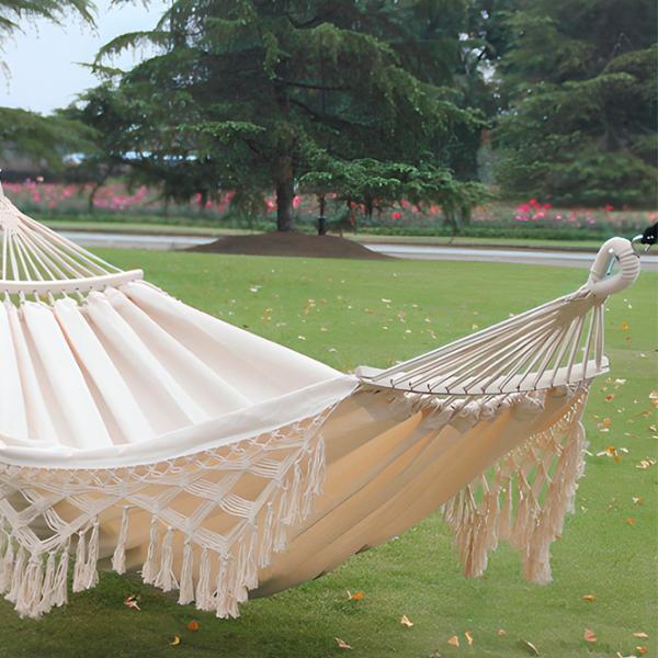 Гамак Xenos Macrame Duo 00-00755381 150 кг/ Хлопок/ Бежевый photo 3