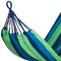 Hamac Xenos Striped 00-00755411 150 kg/ Bumbac/ Blue photo 2