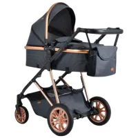 Детская коляска Moni Midas 00-00689235/ Черный