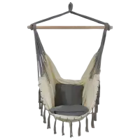 Стул-гамак Xenos Vintage 00-00755406 150 кг/ Хлопок/ Бежевый