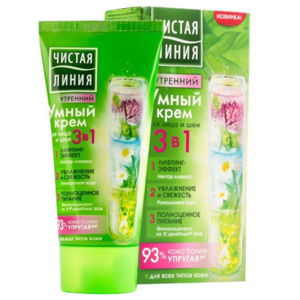 Cremă pentru față Чистая Линия s09-499 Toate tipurile/ 50 ml photo 1