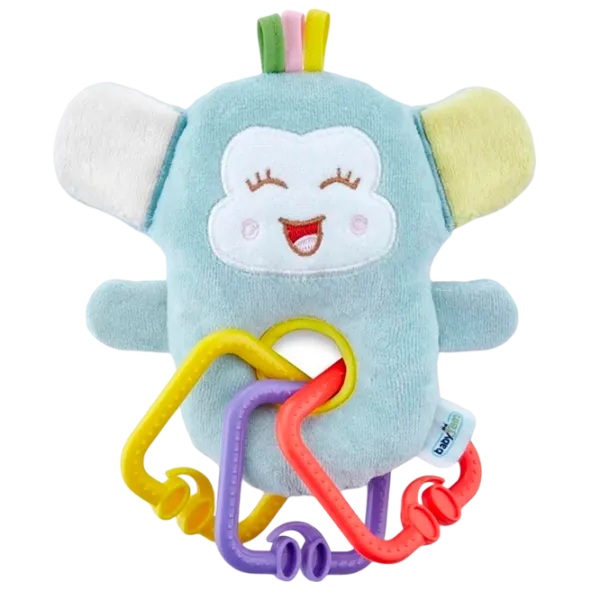 Jucărie moale BabyJem Animals Funny Monkey Verde 0.3+/ Green photo 1 Jucărie moale BabyJem Animals Funny Monkey Verde 0.3+/ Green photo 1