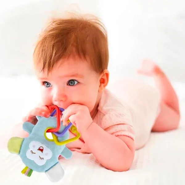 Jucărie moale BabyJem Animals Funny Monkey Verde 0.3+/ Green photo 2 Jucărie moale BabyJem Animals Funny Monkey Verde 0.3+/ Green photo 2