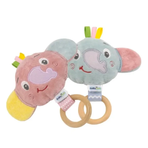 Мягкая игрушка BabyJem Animals Elephant Toy Roz 0.6+/ Розовый photo 2 Мягкая игрушка BabyJem Animals Elephant Toy Roz 0.6+/ Розовый photo 2