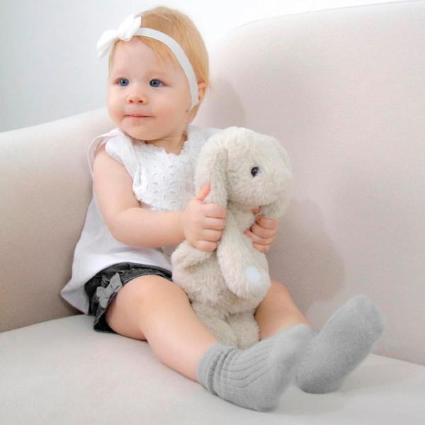 Мягкая игрушка BabyJem Animals 730 The Bestie Bunny 0.6+/ Серый photo 3