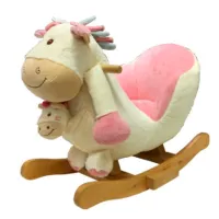 Кресло качалка Time Leader JR2564 2 года - 6 лет/ Розовый