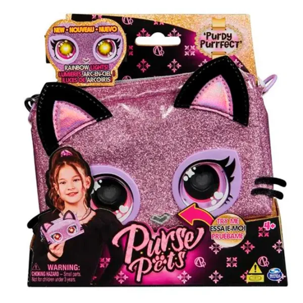 Jucărie Spin Master Purse Pets 6066784 5+/ Pink photo 4 Jucărie Spin Master Purse Pets 6066784 5+/ Pink photo 4