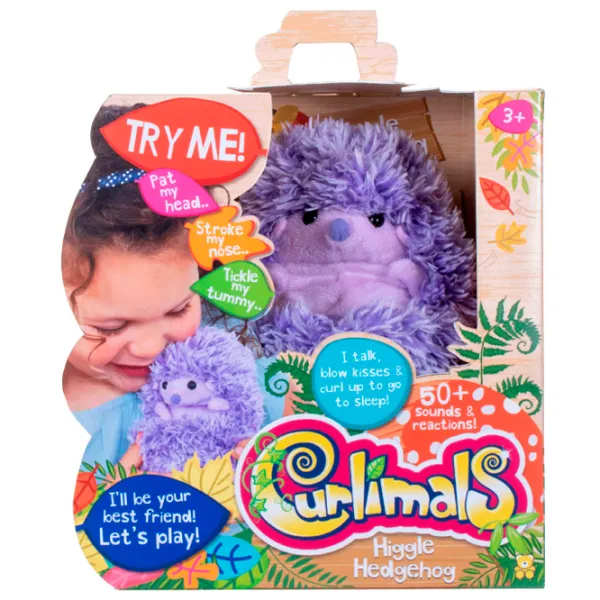 Мягкая игрушка Curlimals Animals 3708NP 3+/ Фиолетовый photo 2 Мягкая игрушка Curlimals Animals 3708NP 3+/ Фиолетовый photo 2