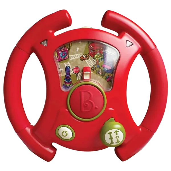 Jucărie muzicală Battat Driving Wheel BX1148Z 1+/ Red photo 1