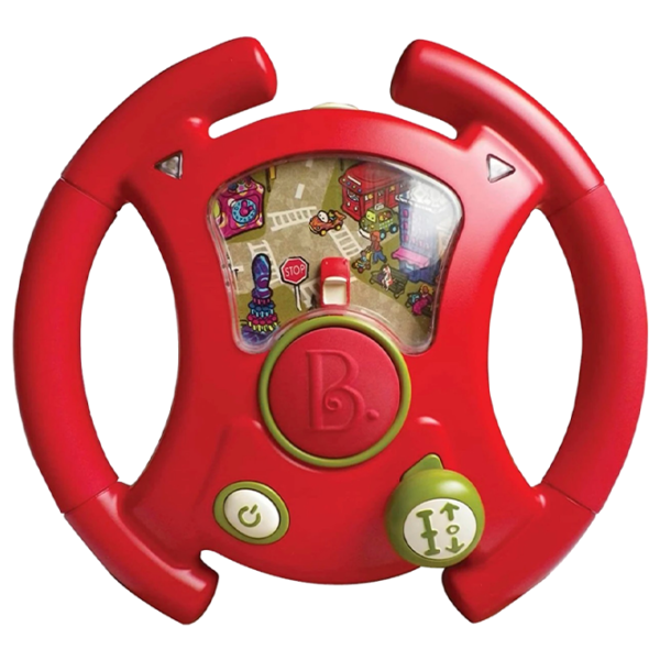Jucărie muzicală Battat Driving Wheel BX1148Z 1+/ Red photo 1