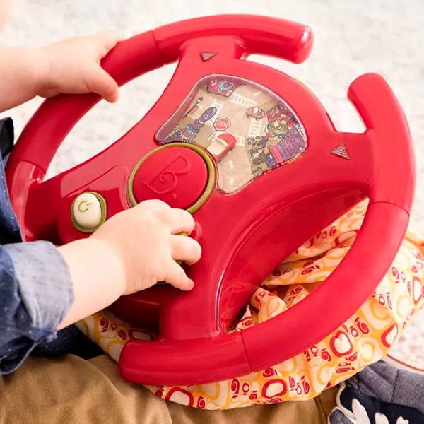 Jucărie muzicală Battat Driving Wheel BX1148Z 1+/ Red photo 4