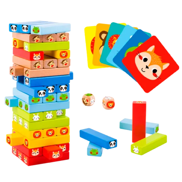 Настольная игра Tooky Toy TY704A 3+/ Jenga , ловкость photo 1