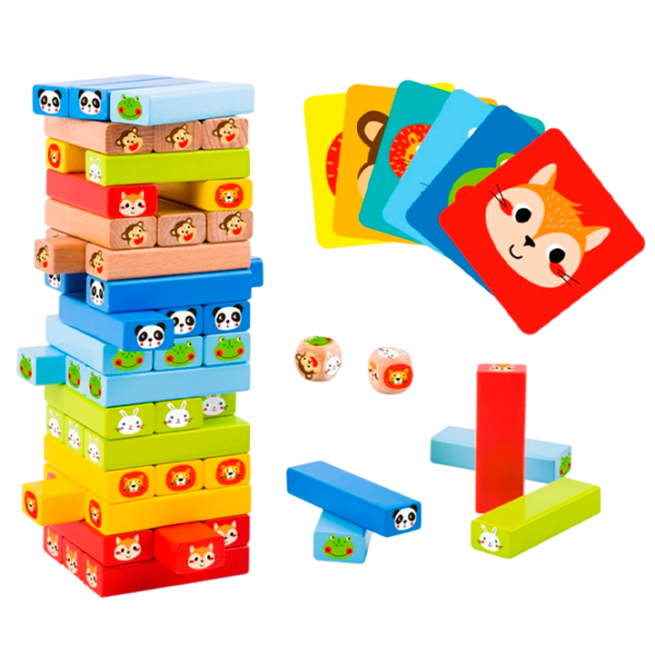Настольная игра Tooky Toy TY704A 3+/ Jenga , ловкость photo 1