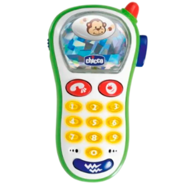 Jucărie muzicală Chicco Vibrating Photo Phone 600670 0.6+/ Multicolor photo 1