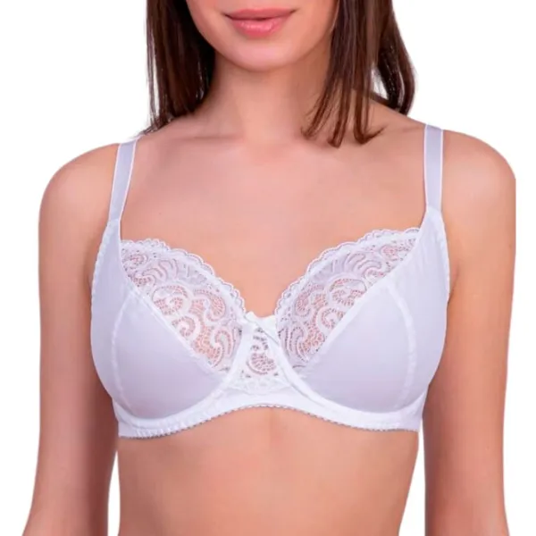 Sutien pentru femei Milavitsa 102830 85H/ White/ Dantelă photo 1
