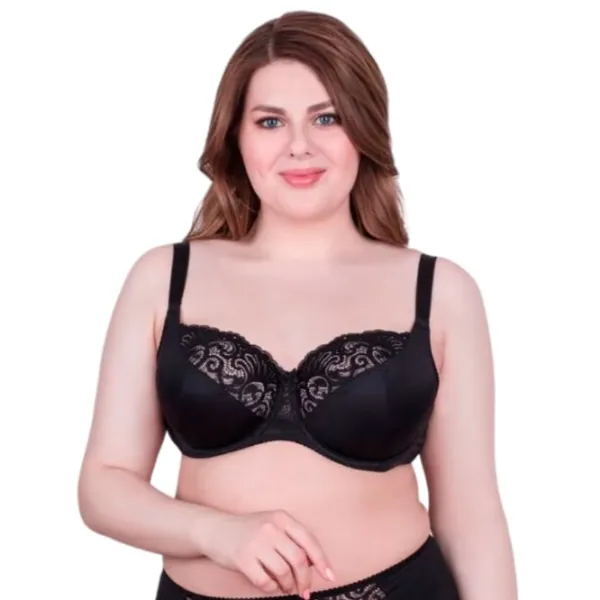 Sutien pentru femei Milavitsa 102830 75G/ Black/ Dantelă photo 1 Sutien pentru femei Milavitsa 102830 75G/ Black/ Dantelă photo 1
