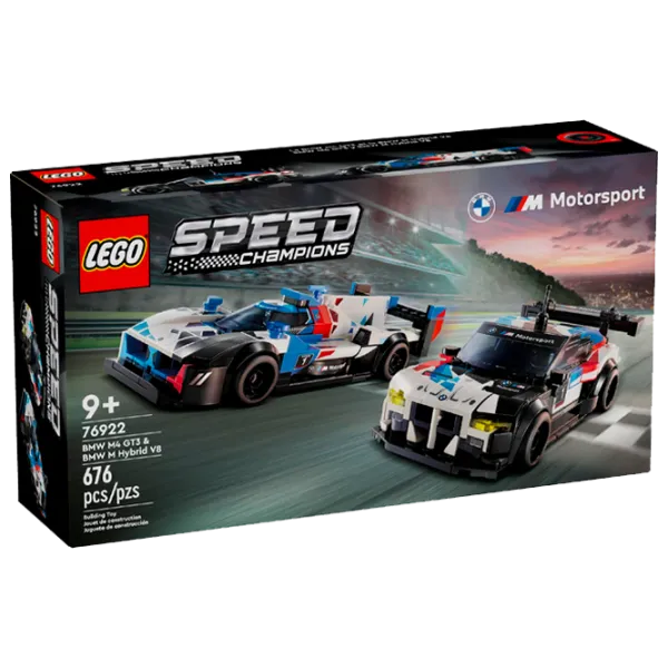 Конструктор LEGO BMW M4 GT3 & BMW M Hybrid V8 Race Cars Автомобиль/ Разноцветный photo 1