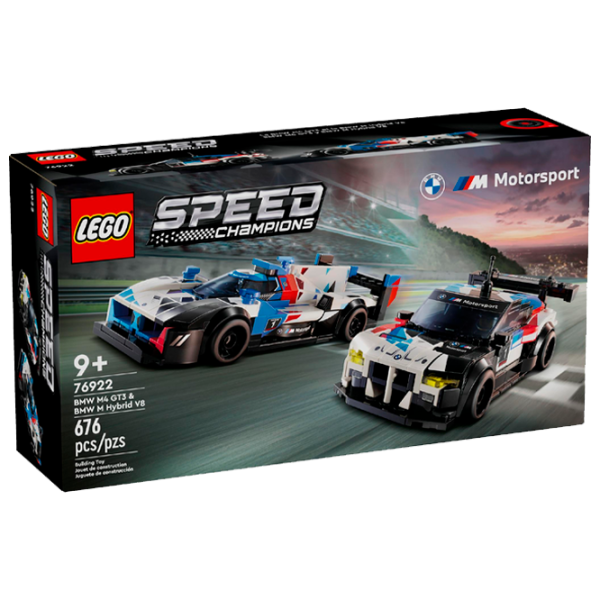 Конструктор LEGO BMW M4 GT3 & BMW M Hybrid V8 Race Cars Автомобиль/ Разноцветный photo 1