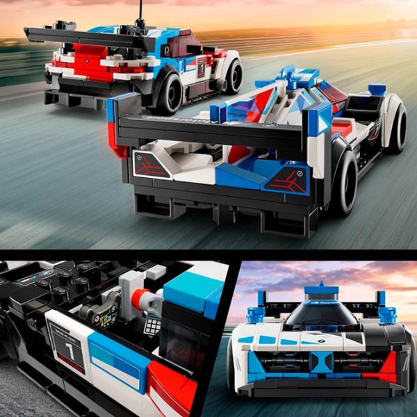 Конструктор LEGO BMW M4 GT3 & BMW M Hybrid V8 Race Cars Автомобиль/ Разноцветный photo 8