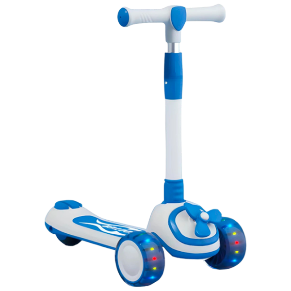 Детский трёхколёсный самокат 4Play Helicopter (00-00754456) 50 кг/ Синий photo 1 Детский трёхколёсный самокат 4Play Helicopter (00-00754456) 50 кг/ Синий photo 1