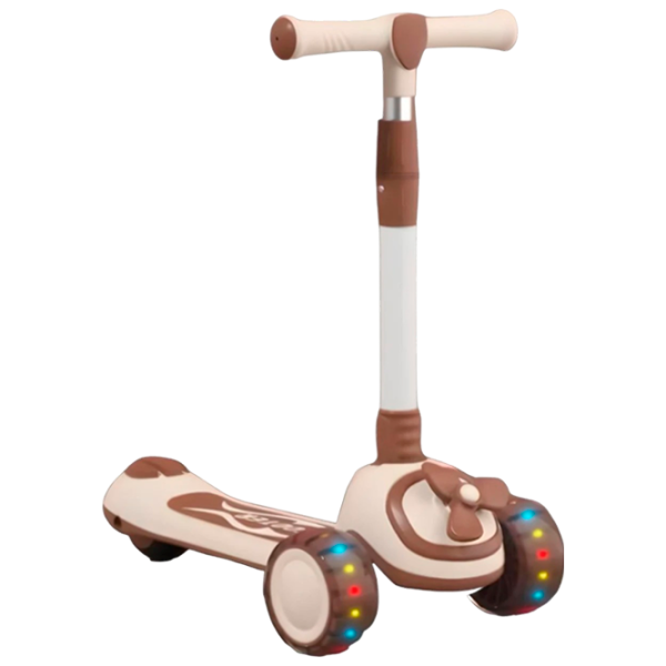 Детский трёхколёсный самокат 4Play Helicopter (00-00812349) 50 кг/ Бежевый photo 1