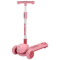 Детский трёхколёсный самокат 4Play New Force (00-00754423) 80 кг/ Розовый