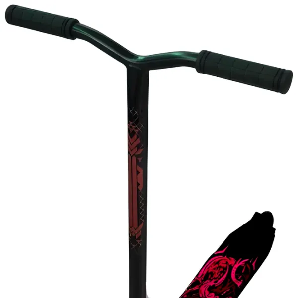 Trotinetă pentru copii cu două roți 4Play Dragon (00-00753912) 100 kg/ Red photo 2