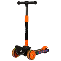 Детский трёхколёсный самокат Lionelo Timmy (00-00690642) 50 кг/ Черный