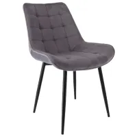 Scaun de bucătărie Jumi Misty Stofă/ Gray Black