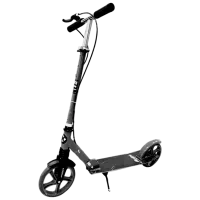 Детский двухколёсный самокат 4Play City Rising (00-00754156) 80 кг/ Серый