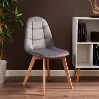 Scaun de bucătărie Jumi Colin CM-796430 Stofă/ Gray Beige photo 7