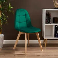Scaun de bucătărie Jumi Colin CM-796447 Stofă/ Green Beige photo 8