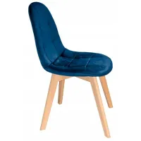 Scaun de bucătărie Jumi Colin CM-796454 Stofă/ Dark Blue Beige photo 3