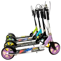 Trotinetă pentru copii cu două roți 4Play City Ride (00-00754076) 80 kg/ Green