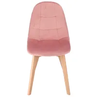 Scaun de bucătărie Jumi Colin CM-996786 Stofă/ Pink Beige photo 3