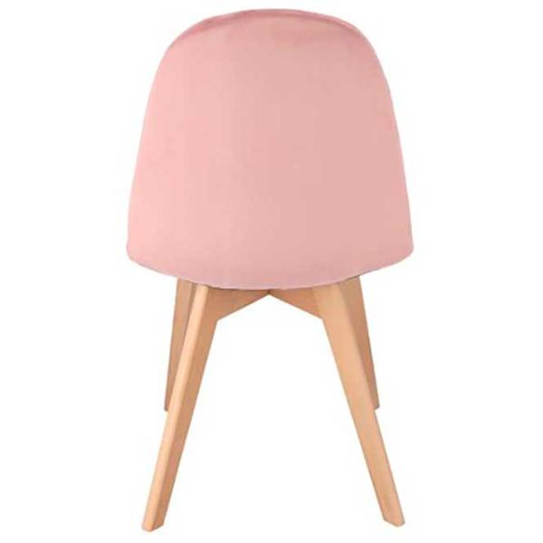 Scaun de bucătărie Jumi Colin CM-996786 Stofă/ Pink Beige photo 6