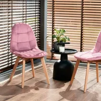 Scaun de bucătărie Jumi Colin CM-996786 Stofă/ Pink Beige photo 7