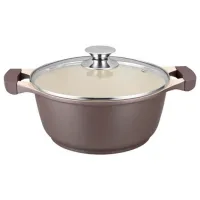 Кастрюля Maestro Mr-4224 4 л Алюминий/ Коричневый