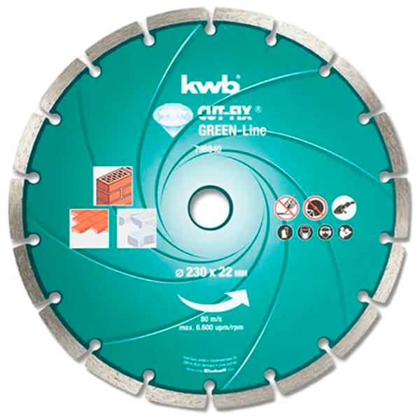 Disc diamantat segmentat KWB K798840  photo 1 Disc diamantat segmentat KWB K798840  photo 1