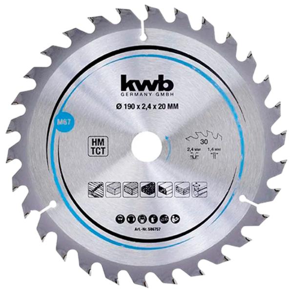 Disc circular KWB K586757  photo 1 Disc circular KWB K586757  photo 1