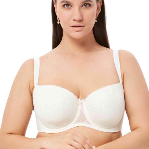 Sutien pentru femei Milavitsa 128110 75E/ White photo 3