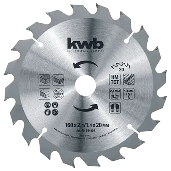 Циркулярный диск KWB K587859  photo 1