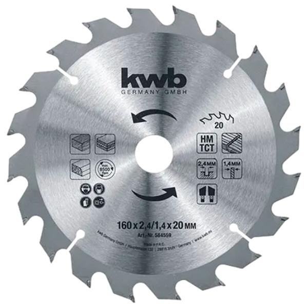 Циркулярный диск KWB K587859  photo 1
