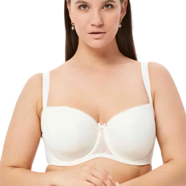 Sutien pentru femei Milavitsa 128110 90B/ White photo 4