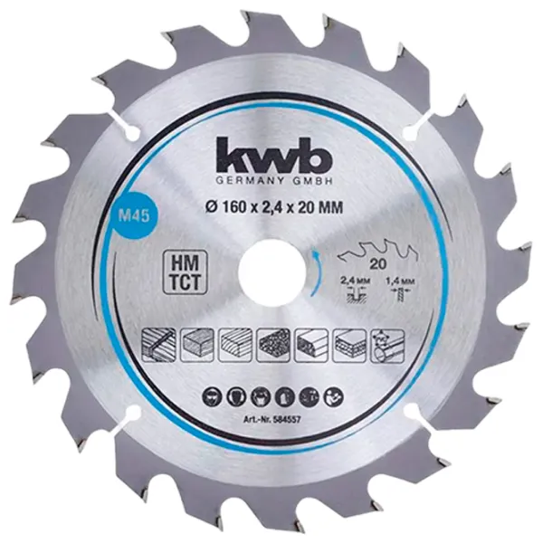 Disc circular KWB K584557  photo 1