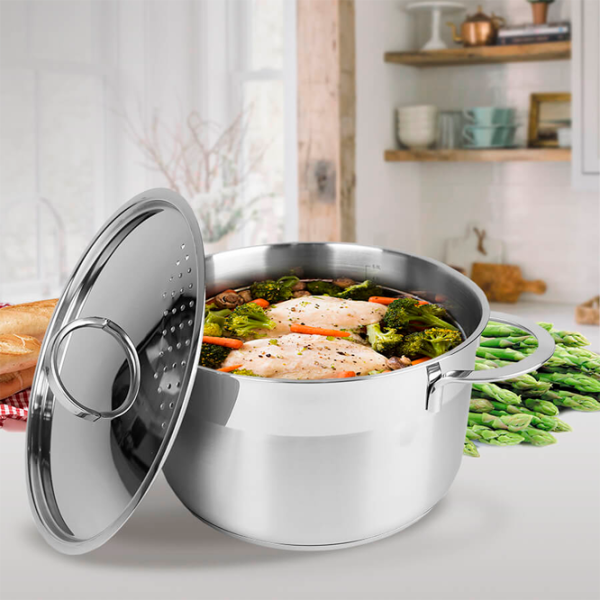 Cratiță Maestro Mr-3511-24 5 l Inox/ Inox photo 4 Cratiță Maestro Mr-3511-24 5 l Inox/ Inox photo 4
