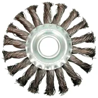 Дисковая щетка из витой проволоки Vorel VOR06981 100 мм