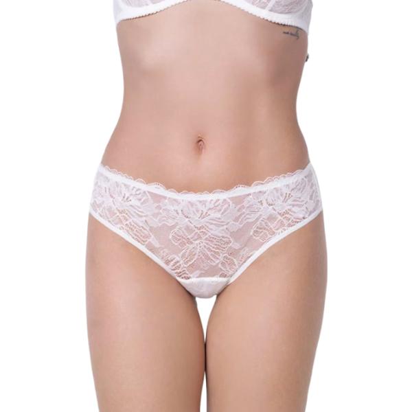 Chiloți pentru femei Milavitsa 265381 98/ White/ Tanga photo 1